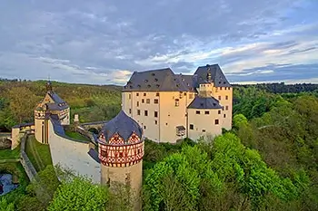 Blick auf das Schloss Burgk